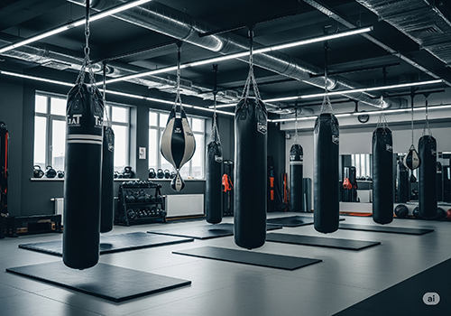 サンドバッグエリア